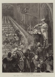 Banquete do Lord Mayor no Guildhall de Sydney Prior Hall