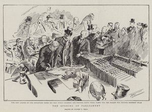 A abertura do parlamento de Sydney Prior Hall