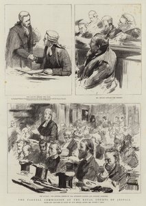A Comissão Parnell na Royal Courts of Justice de Sydney Prior Hall
