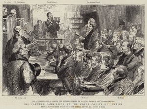 A Comissão Parnell na Royal Courts of Justice de Sydney Prior Hall