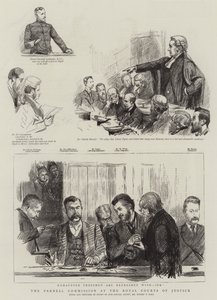 A Comissão Parnell na Royal Courts of Justice de Sydney Prior Hall