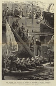 O Príncipe e Princesa de Gales na Dinamarca, L&39;Entente Cordiale de Sydney Prior Hall