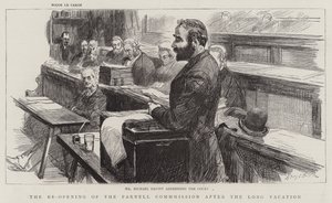 A reabertura da Comissão Parnell após as longas férias de Sydney Prior Hall