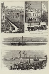 A visita real à Irlanda de Sydney Prior Hall