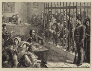 Prova de um bando de brigadistas italianos em Aquila de Sydney Prior Hall