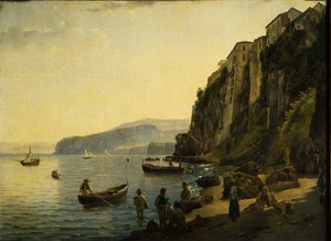 O Pequeno Porto de Sorrento, 1826. de Sylvester Feodosiyevich Shchedrin