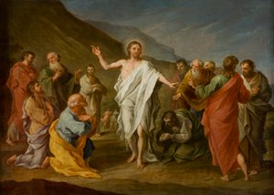 Cristo Aparecendo aos Apóstolos após a Ressurreição de Szymon Czechowicz
