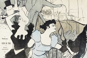 As Reodutes do Casino de Paris (1892) de TOULOUSE LAUTREC