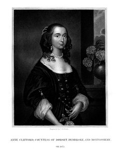 Lady Anne Clifford, condessa de Dorset, Pembroke e Montgomery, 1825.