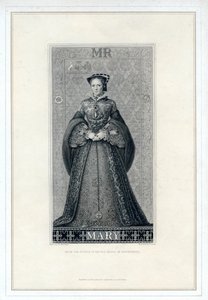 Rainha Maria I da Inglaterra, século XIX.