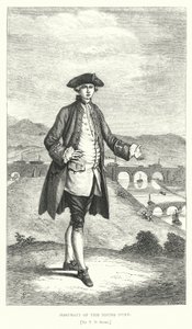 Retrato do Jovem Duque (gravura) de T. D. (after) Scott