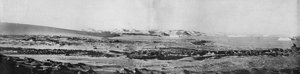 Um panorama de Cape Roberts olhando para o norte, c1911, 1913.