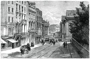 Rua Grafton, Dublin, 1900. de T. Hart