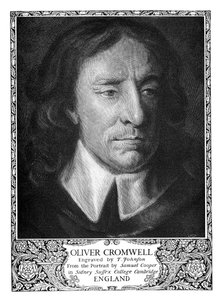 Oliver Cromwell 1599-1658, Lorde Protetor da Inglaterra, 1899. de T. Johnson