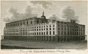 Vista, de, a, teatro, real, drury, pista, londres