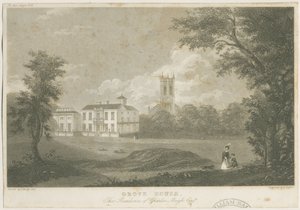 Shelton - Grove House: gravura, sd [c 1843]