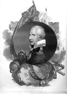 Marechal de campo von Blucher, príncipe de Wagstadt, 1816.