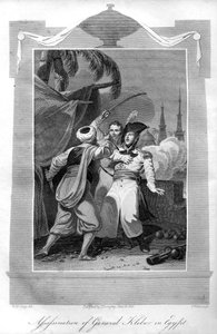 O assassinato do general Kléber no Egito, 1816.