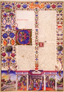 O Livro do Eclesiastes, do Volume I da Bíblia de Borso d