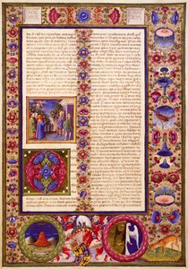 O Livro de Sirach, do Volume I da Bíblia de Borso d