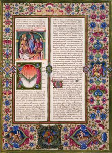 O Livro da Sabedoria, do Volume I da Bíblia de Borso d