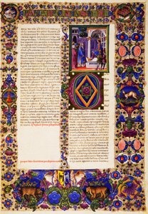 O segundo Livro de Crônicas, do Volume I da Bíblia de Borso d