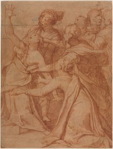 Um milagre de São Filipe Benizzi: a cura de uma mulher demoníaca, c. 1557