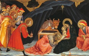 Adoração dos Magos, por Taddeo di Bartolo (ca 1363-1422) de Taddeo di Bartolo