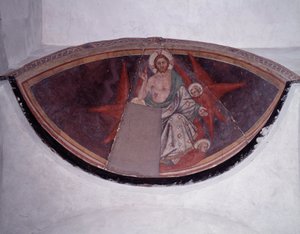 Cristo na glória (fresco de Taddeo di Bartolo