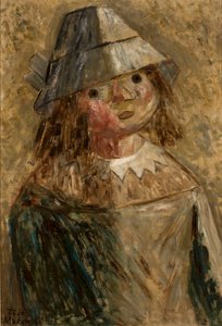 Menina de chapéu de Tadeusz Makowski