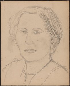 Cabeça de mulher de Tadeusz Makowski