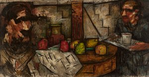 Lanche da tarde de Tadeusz Makowski