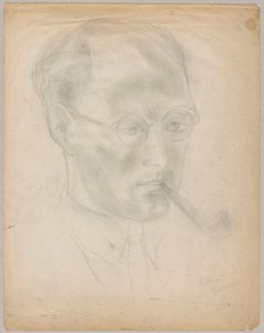 Retrato de Marcel Gromeire de Tadeusz Makowski