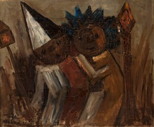 Quinta-feira Gorda (Mardi Gras) de Tadeusz Makowski