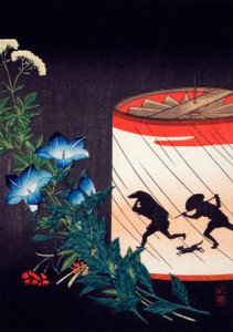 Bellflower e lanterna de Takahashi Hiroaki