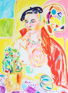 Retrato de um artista vibrante de Tamara Jare
