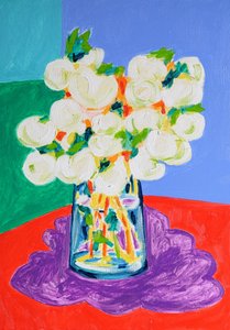 Flores brancas vibrantes de Tamara Jare