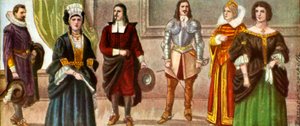 Vestido italiano do século XVII de Tancredi Scarpelli