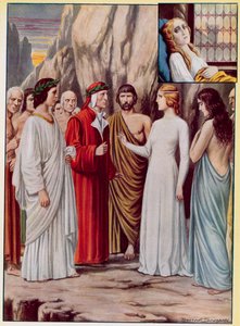 Ilustração para a Divina Comédia de Dante de Tancredi Scarpelli