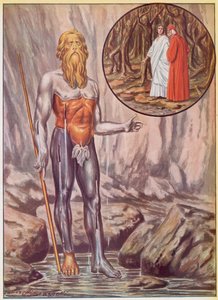 Ilustração para a Divina Comédia de Dante de Tancredi Scarpelli