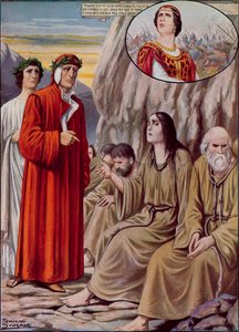 Ilustração para a Divina Comédia de Dante de Tancredi Scarpelli