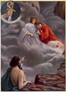 Ilustração para a Divina Comédia de Dante de Tancredi Scarpelli