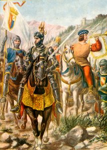 Soldados lombardos dos séculos XIV e XV de Tancredi Scarpelli