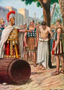 Marcus Atilius Regulus retornando a Cartago de Tancredi Scarpelli