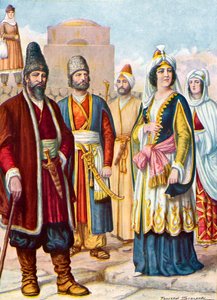 Trajes persas de Tancredi Scarpelli