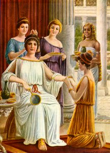 Toilette da mulher na Roma antiga de Tancredi Scarpelli