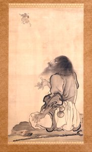 Li Tieguai (tinta e cor clara sobre seda)