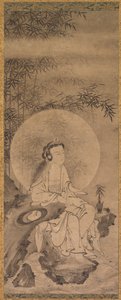 Guanyin de túnica branca de Tani Buncho