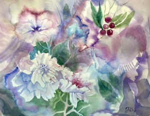 Jardim de aquarela de sonho de Tanya Lundmark