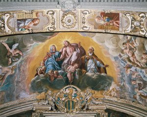 Fresco no cofre da Capela do Anjo da Guarda, de Antonio d
